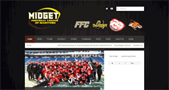 Desktop Screenshot of midgetfootball.ca